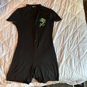 Black fashion nova romper